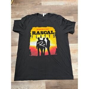 Rascal Flatts "Celebrating 25 Years" tour t-shirt sz Large in black